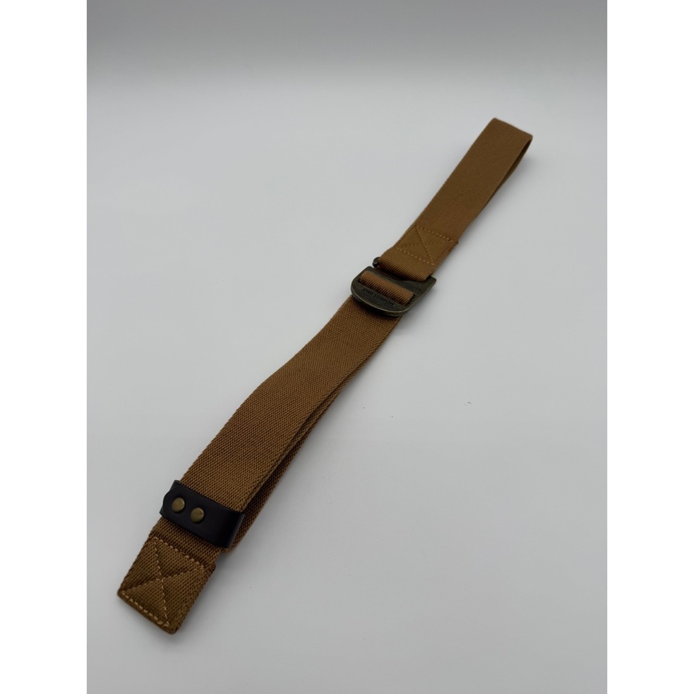Members Only Mens Brown Webbed Belt G-Hook Buckle Adjustable 3BT9274M
